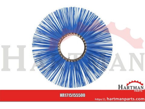Sczotka pierścieniowa polyester, 500 x 5" 128 niebieska Ø 2,2 mm