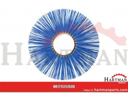 Sczotka pierścieniowa polyester, 600 x 7" / 180 niebieska Ø 2,2 mm