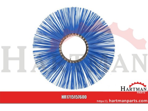 Sczotka pierścieniowa polyester, 600 x 7" / 180 niebieska Ø 2,2 mm