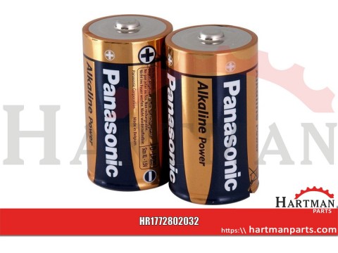 Bateria Alkaline Power Panasonic, D, LR20APB