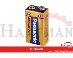 Bateria Alkaline Power Panasonic, 9V, 6LR61APB