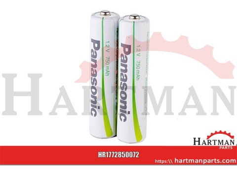 Bateria Panasonic Ni-NH, 750 mAh AAA LR3