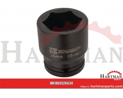 Klucz nasadowy udarowy 6-kt. 3/4", 34 mm