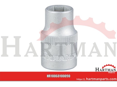 Klucz nasadowy 6-kt. 3/8", 9 mm