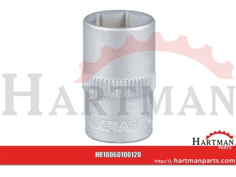 Klucz nasadowy 6-kt. 3/8", 12 mm