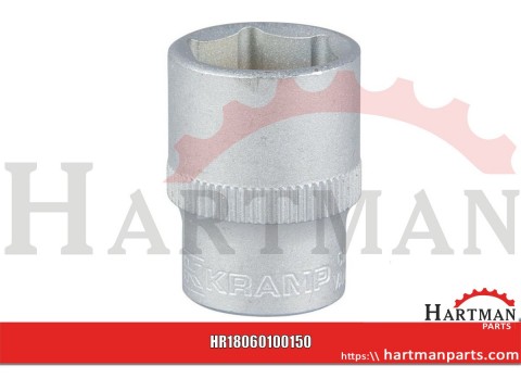 Klucz nasadowy 6-kt. 3/8", 15 mm