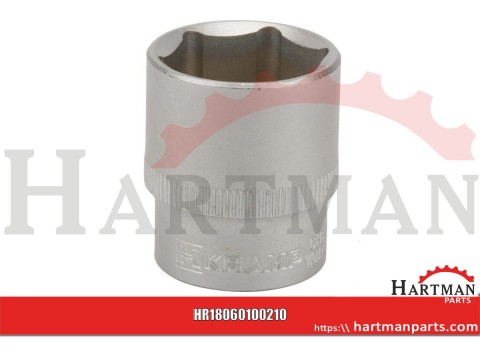 Klucz nasadowy 6-kt. 3/8", 21 mm