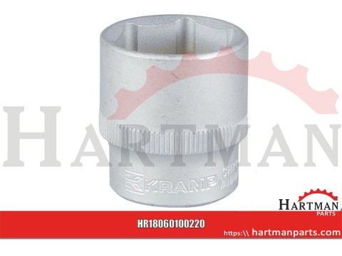 Klucz nasadowy 6-kt. 3/8", 22 mm