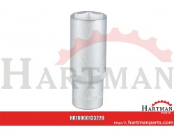 Klucz nasadowy przedłużany 6-kt. 1/2", 22 mm
