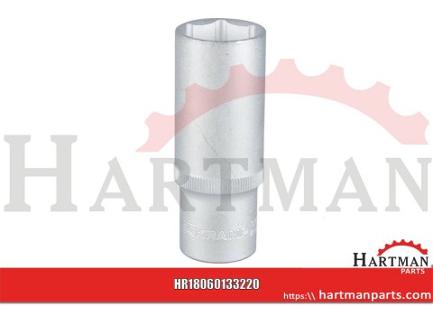 Klucz nasadowy przedłużany 6-kt. 1/2", 22 mm