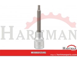 Nasadka imbus przedłużana 1/2", 5 mm