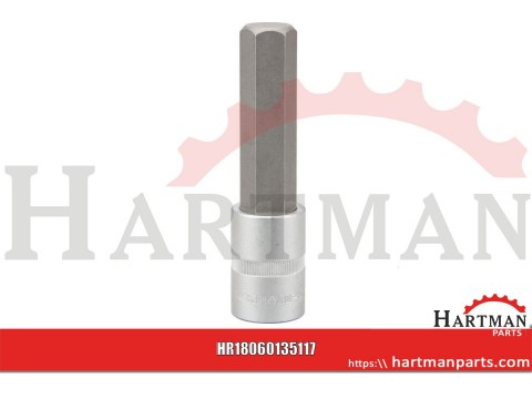 Nasadka imbus przedłużana 1/2", 17 mm