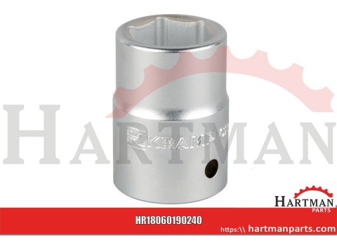 Klucz nasadowy 6-kt. 3/4", 24 mm