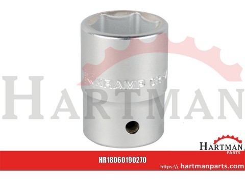 Klucz nasadowy 6-kt. 3/4", 27 mm