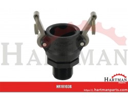 Gniazdo Camlock typ B PP Arag, gwint zew. 3/4"