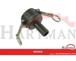 Gniazdo Camlock typ C PP Arag, na wąż 3/4" 19 mm