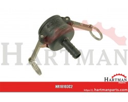 Gniazdo Camlock typ C PP Arag, na wąż 3/4" 13 mm