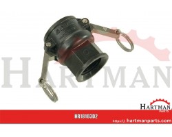 Gniazdo Camlock typ D PP Arag, gwint wew. 3/4"-1/2"