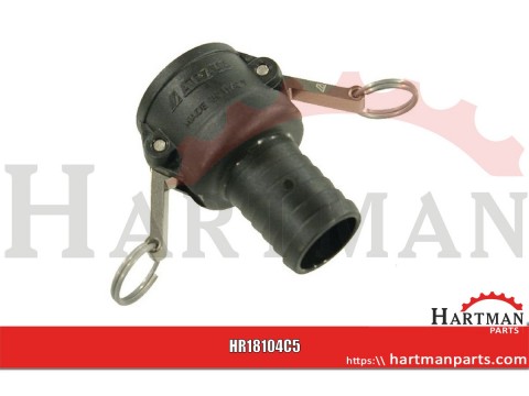 Gniazdo Camlock typ C PP Arag, na wąż 1" 32 mm