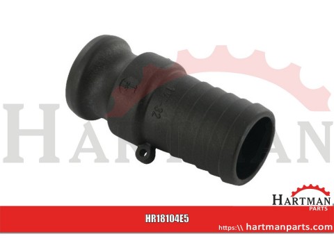 Szybkozłączka męska z przyłączem węża PP Arag, 1" 32 mm