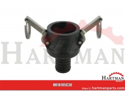 Gniazdo Camlock typ C PP Arag, na wąż 1 1/4" 30 mm