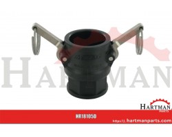Gniazdo Camlock typ D PP Arag, gwint wew. 1 1/4"