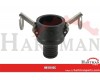 Gniazdo Camlock typ C PP Arag, na wąż 1 1/2" 38 mm
