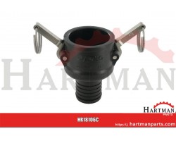 Gniazdo Camlock typ C PP Arag, na wąż 1 1/2" 38 mm