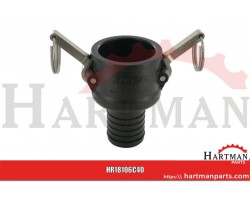Gniazdo Camlock typ C PP Arag, na wąż 1 1/2" 40 mm