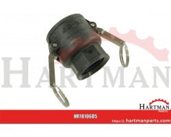 Gniazdo Camlock typ D PP Arag, gwint wew. 1 1/2"-1 1/4"
