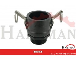 Gniazdo Camlock typ B PP Arag, gwint zew. 2"