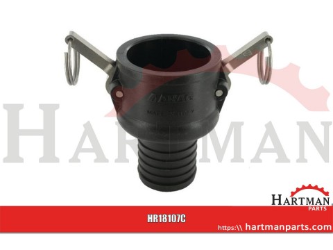 Gniazdo Camlock typ C PP Arag, na wąż 2" 50 mm