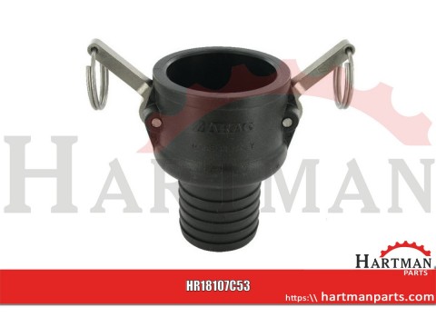 Gniazdo Camlock typ C PP Arag, na wąż 2" 53 mm