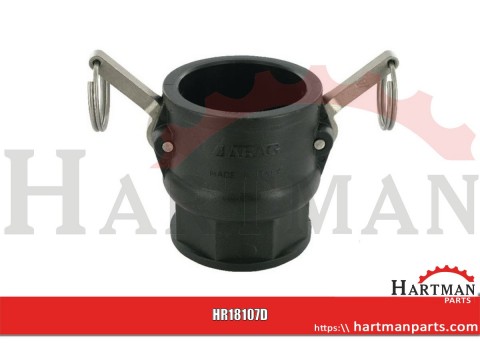Gniazdo Camlock typ D PP Arag, gwint wew. 2"