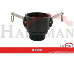 Gniazdo Camlock typ B PP Arag, gwint zew. 3"-2 1/2"