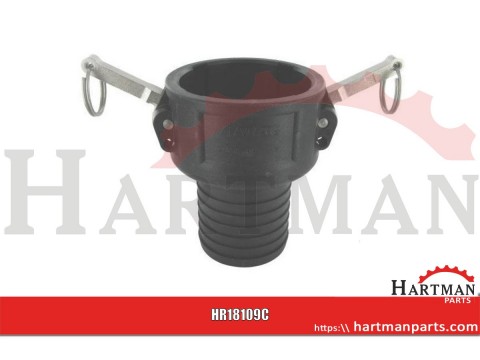 Gniazdo Camlock typ C PP Arag, na wąż 3" 75 mm