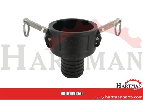 Gniazdo Camlock typ C PP Arag, na wąż 3" 60 mm