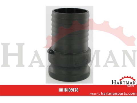 Szybkozłączka męska z przyłączem węża PP Arag, 3" 78 mm