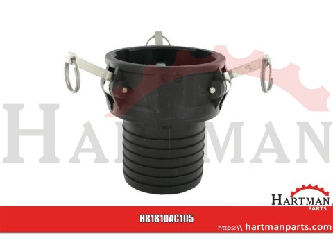 Gniazdo Camlock typ C PP Arag, na wąż 4" 105 mm