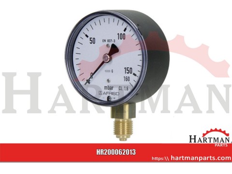 Manometr ø62 mm, przyłącze 1/4"