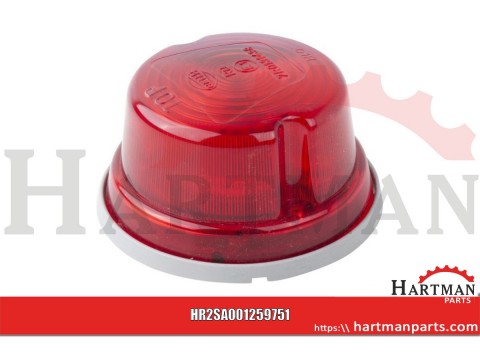 Lampa tylna zespolona Ø 65mm, czerwona