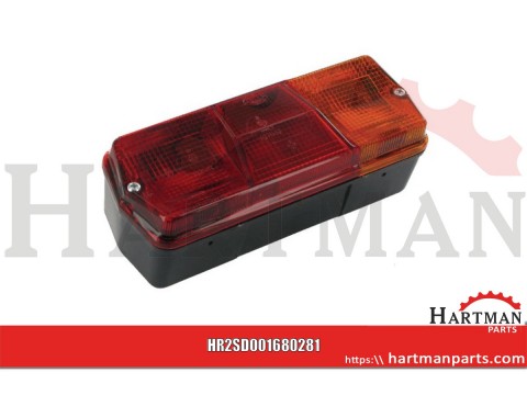 Lampa tylna zespolona 201x76mm, prawa