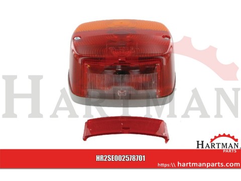 Lampa tylna zespolona 121x121mm, prawa/lewa