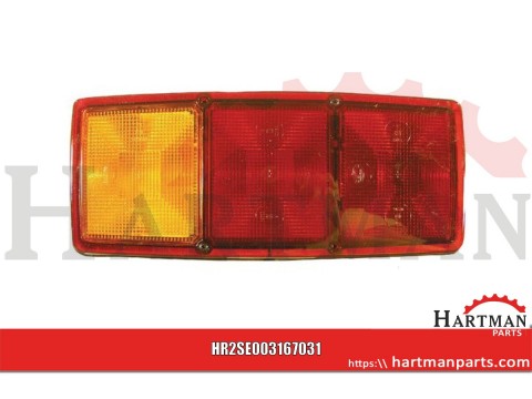 Lampa tylna zespolona 344x147mm, lewa