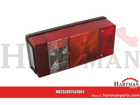 Lampa tylna zespolona 246x108mm, prawa