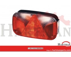 Lampa tylna zespolona 247x138mm, lewa 12V
