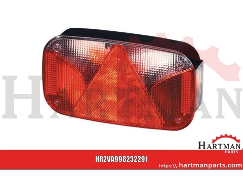 Lampa tylna zespolona 247x138mm, lewa 12V