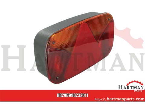 Lampa tylna zespolona 247x138mm, lewa 12V