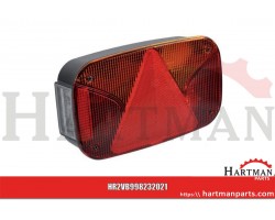 Lampa tylna zespolona 247x138mm, prawa 12V