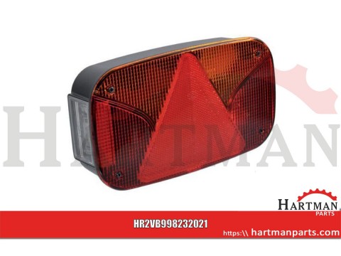 Lampa tylna zespolona 247x138mm, prawa 12V